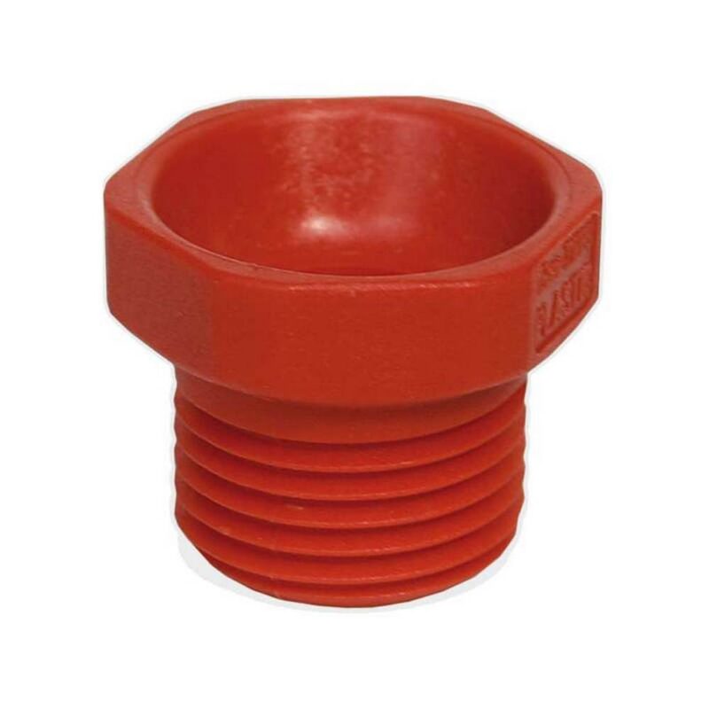 Écrou porte-buse rouge 1/2 PVC