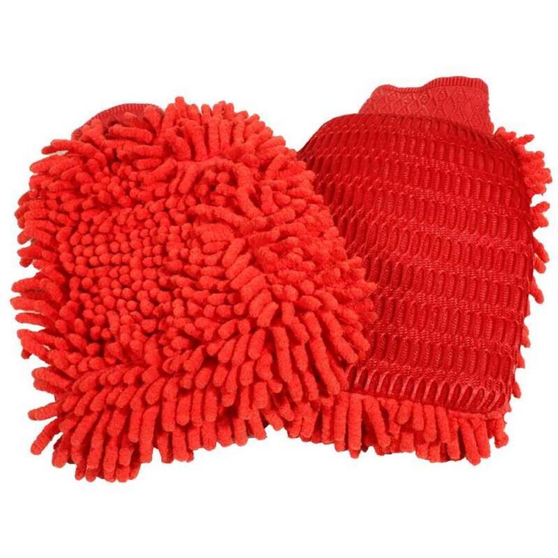 Microfiber chenille handschoen